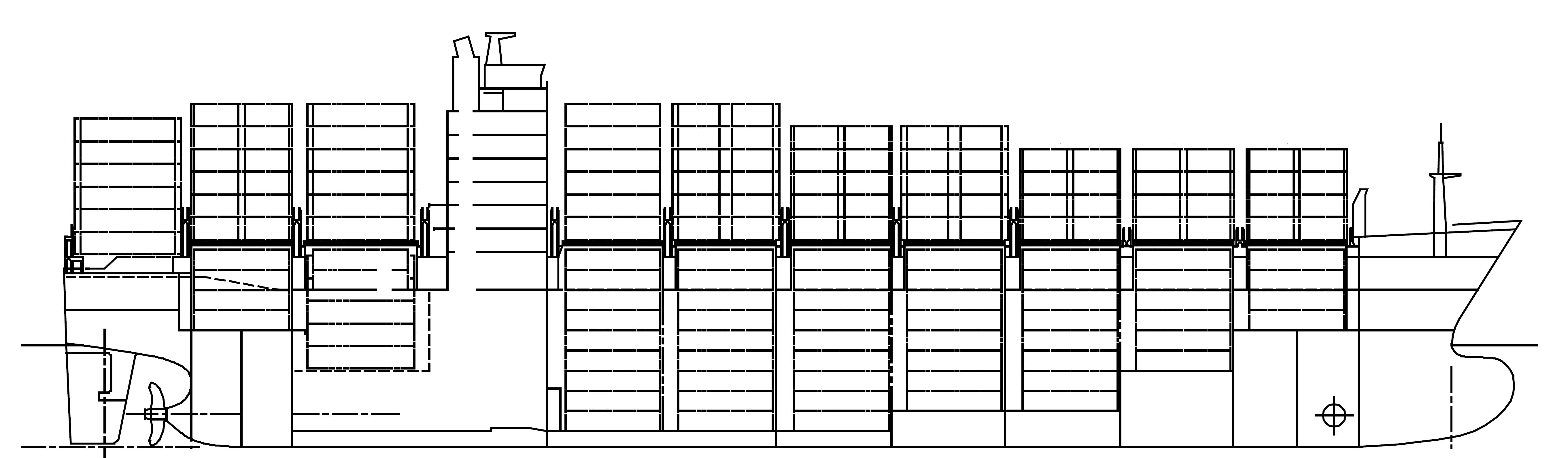 Container vessel profile